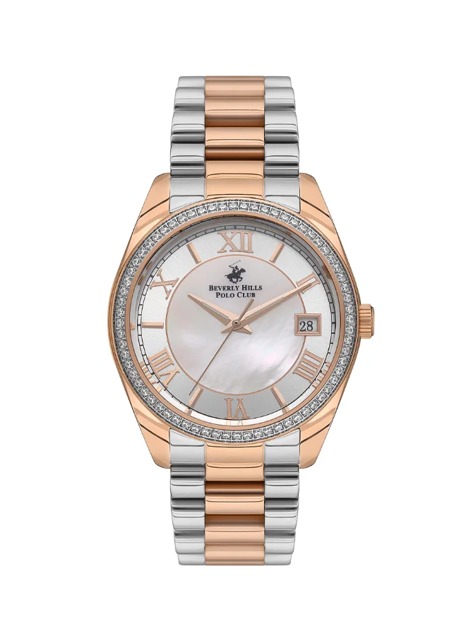 بيفرلي هيلز بولو كلوب Beverly Hills Polo Club Women 's White dial Analog watch - BP3592C.520