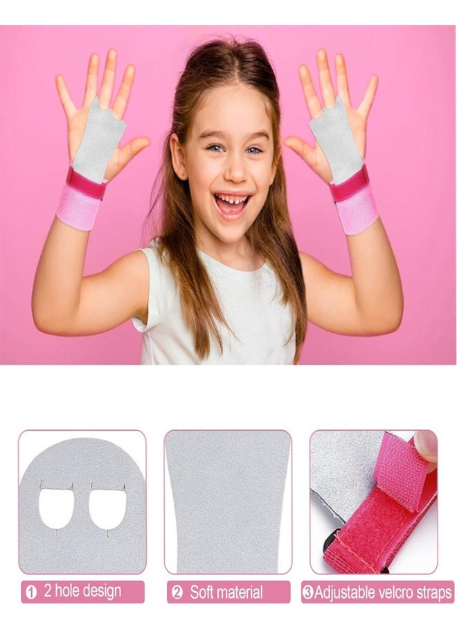Generic 2 Gymnastics Grips Wristbands Sets for Kids Youth, Palm Protection and Wrist Support Sports Accessories for Kids Workout Exercise  - Image 4