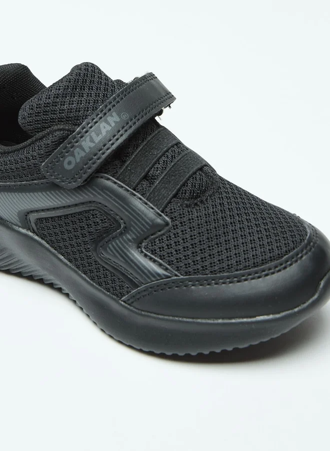 OAKLAN Textured Sneakers with Hook and Loop Closure