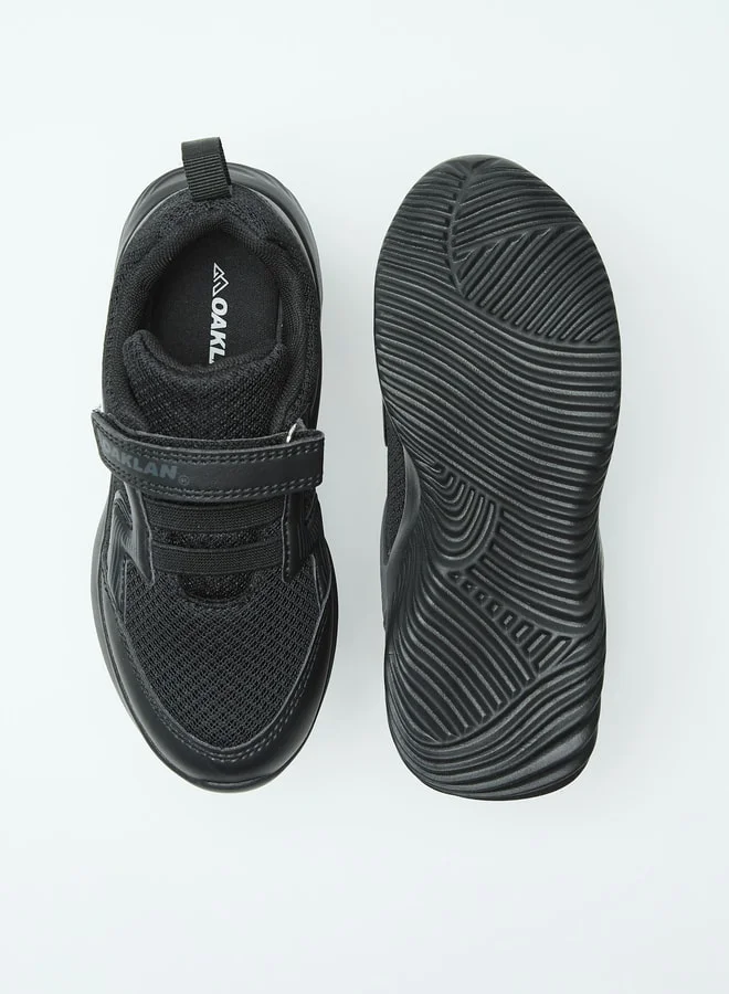 OAKLAN Textured Sneakers with Hook and Loop Closure