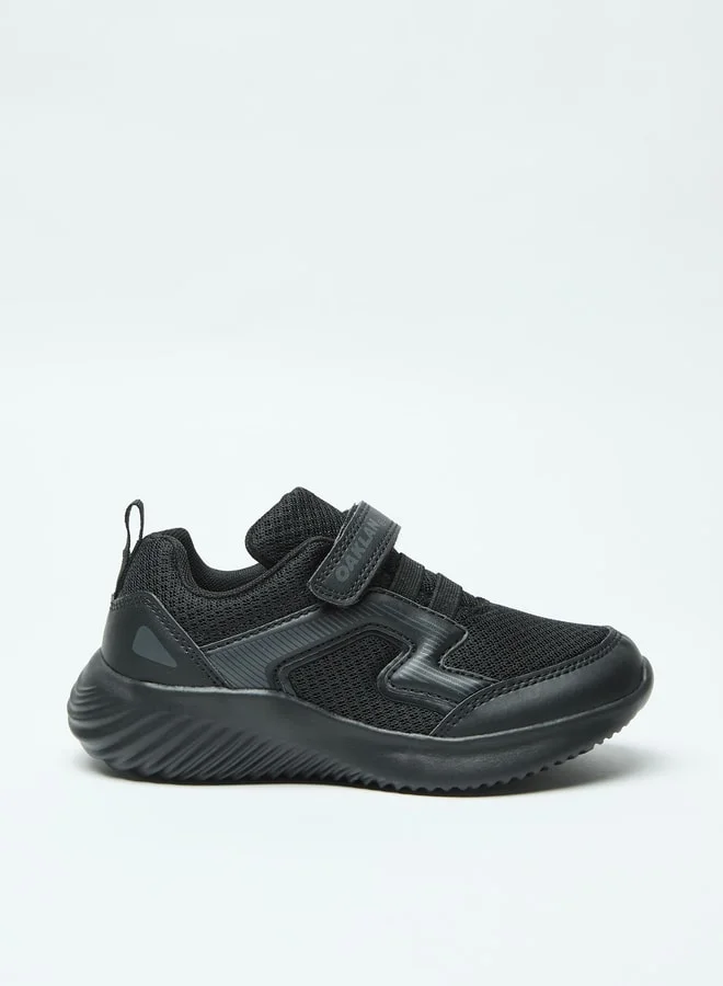 OAKLAN Textured Sneakers with Hook and Loop Closure