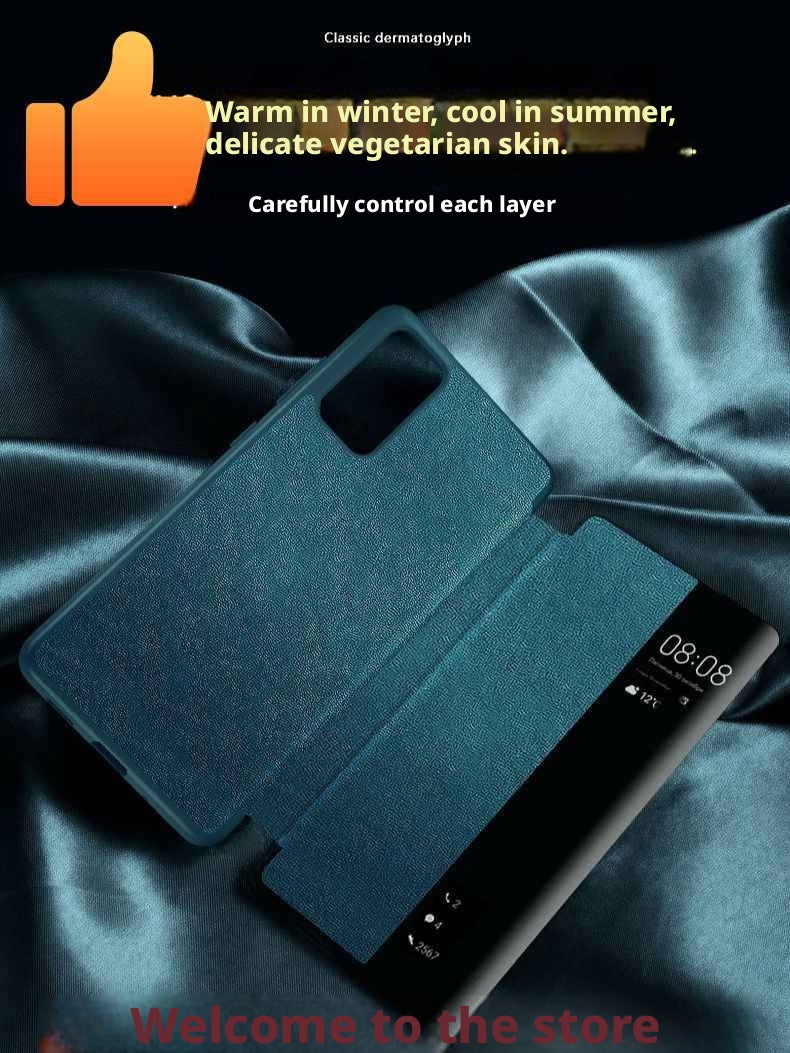 Flip Cover Case for Samsung Galaxy S20 FE (Dark Blue) - Image 3