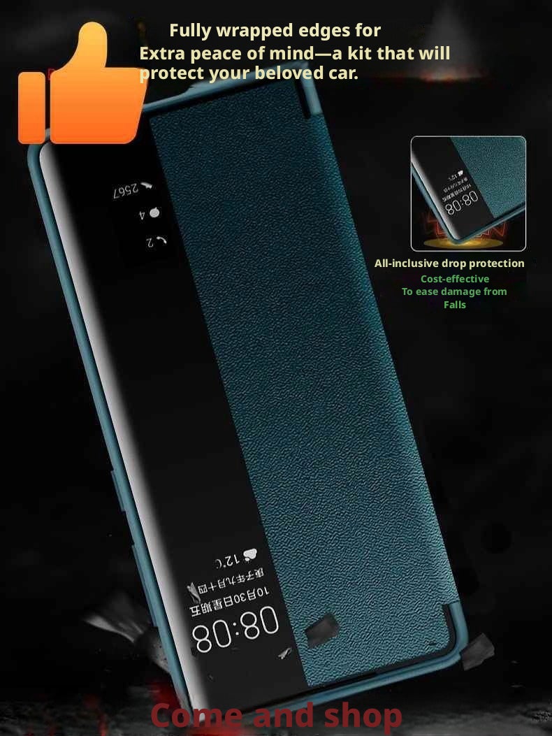 Flip Cover Case for Samsung Galaxy S20 FE (Dark Blue) - Image 2