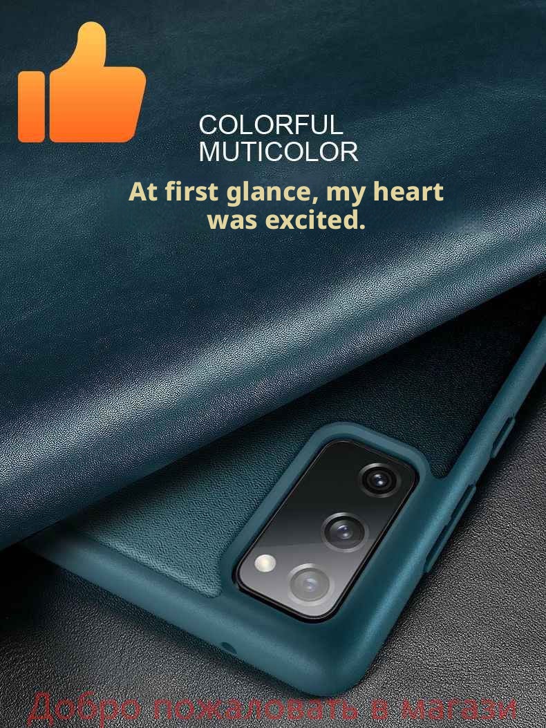 Flip Cover Case for Samsung Galaxy S20 FE (Dark Blue) - Image 5