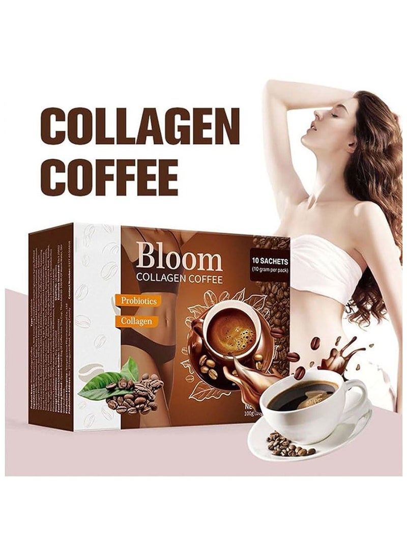 NuGene Bloom Collagen Coffee 10 Sachets - Image 2