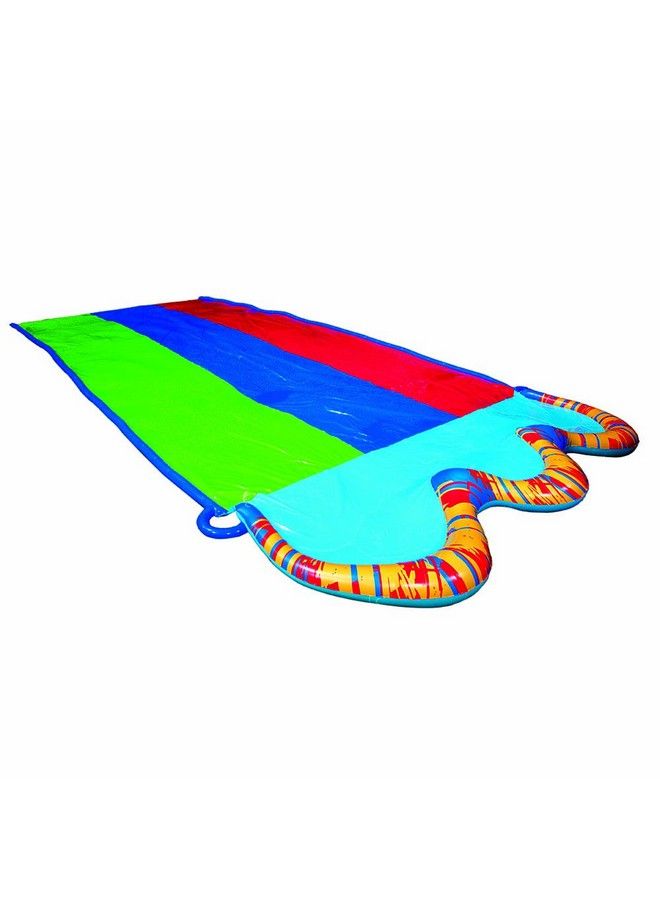 Banzai Triple Racer Water Slide 3 Racing Lands And Splash Pool - Image 1