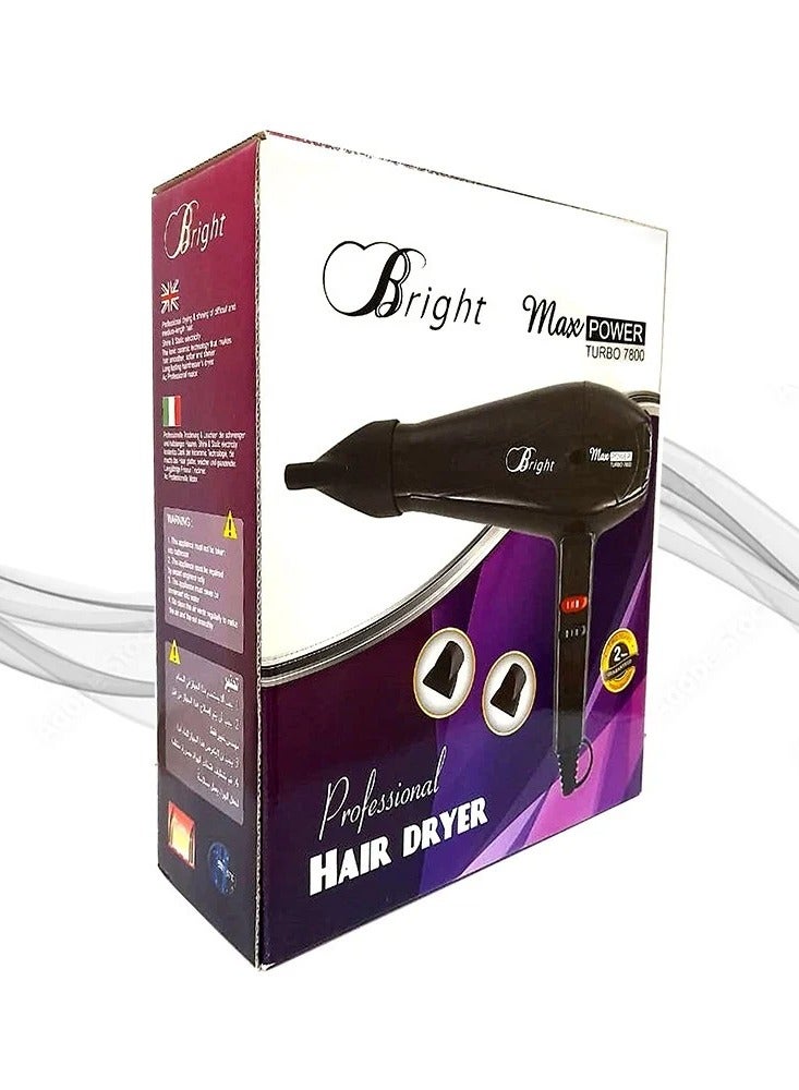 برايت مجفف شعر ايطالي من برايت رقم BT-7800 - Image 1