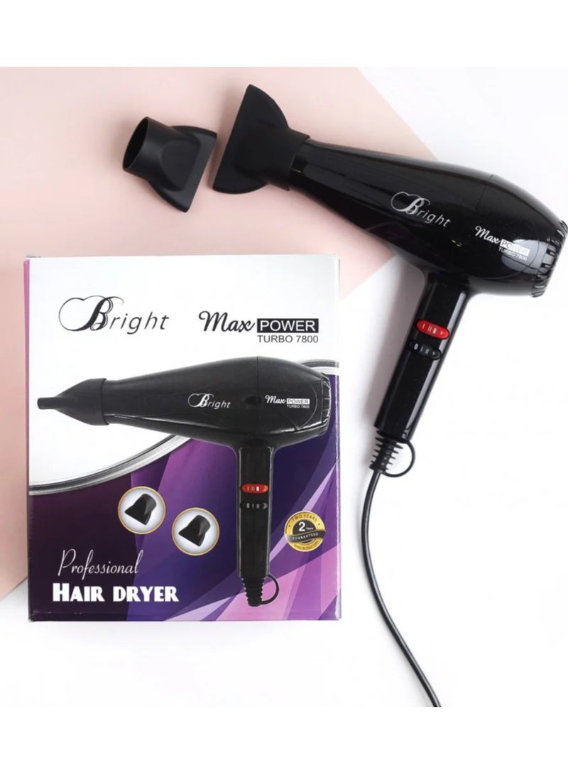 برايت مجفف شعر ايطالي من برايت رقم BT-7800 - Image 2