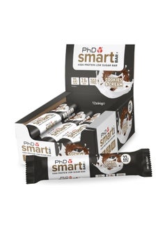PHD Smart Bar  - High Protein Low Suger Bar 20 G Protein 2.2G Suger  Plam Oil Free, Cookies & Cream Flavour