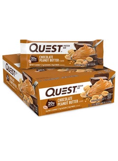 QUEST NUTRITION Quest Nutrition Chocolate Peanut Butter Bars 12 Count  - Image 1
