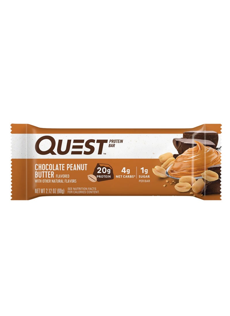 QUEST NUTRITION Quest Nutrition Chocolate Peanut Butter Bars 12 Count  - Image 2
