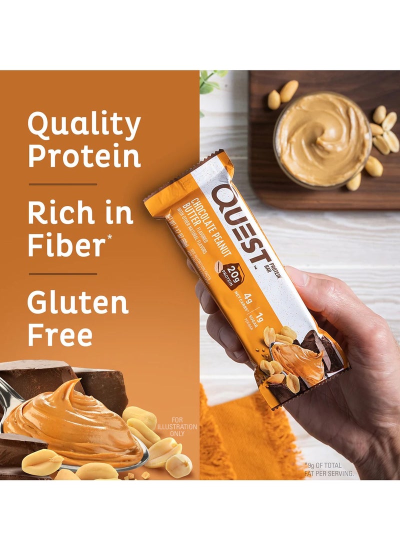 QUEST NUTRITION Quest Nutrition Chocolate Peanut Butter Bars 12 Count  - Image 4