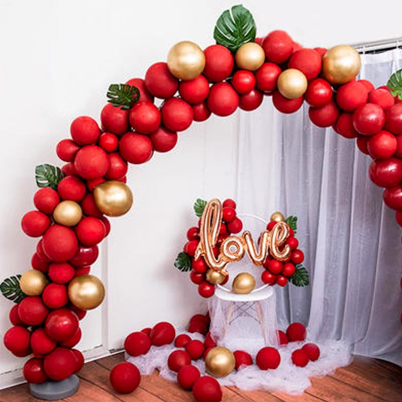KAWKALSH 200pcs Red Balloons 5 Inch, Small Mini Latex Balloons for Party Birthday Baby Shower Anniversary Festival Arch Garland Decoration - Image 5