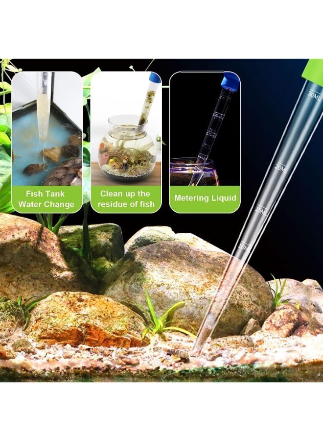 B&K Fish Tank Water Changer Aquarium Dropper 28cm Aquarium Clean Pipette Dropper Fish Tank Cleaning Waste Remover - Image 4