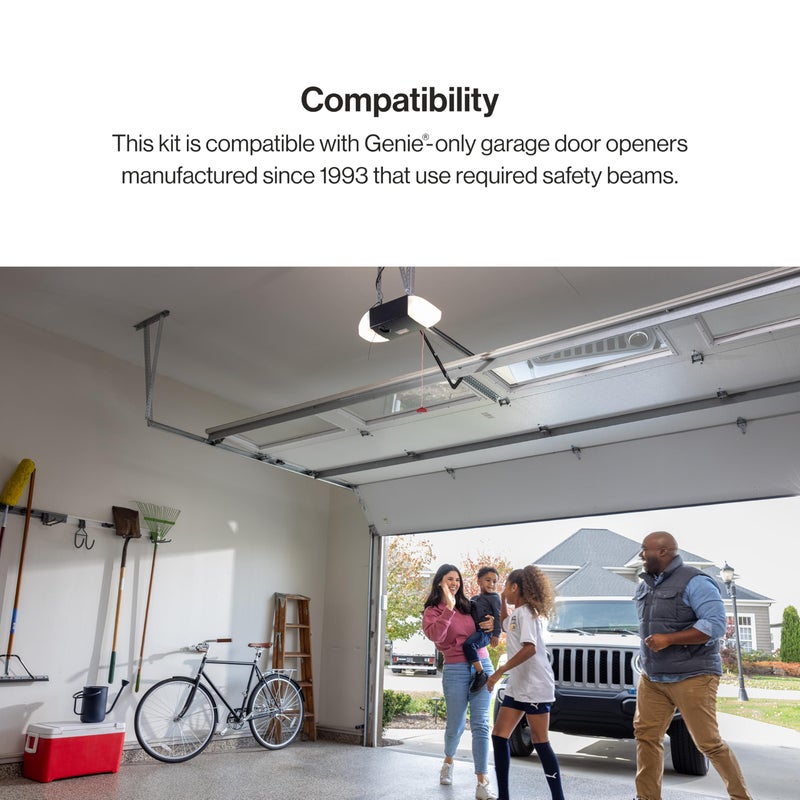 Genie Genie (Authentic) GSTB-R (STB-BL) Safe-T-Beam Replacement Kit, Safety Beams, Includes Sender & Receiver(GSTB-R), One Size, Black  - Image 3