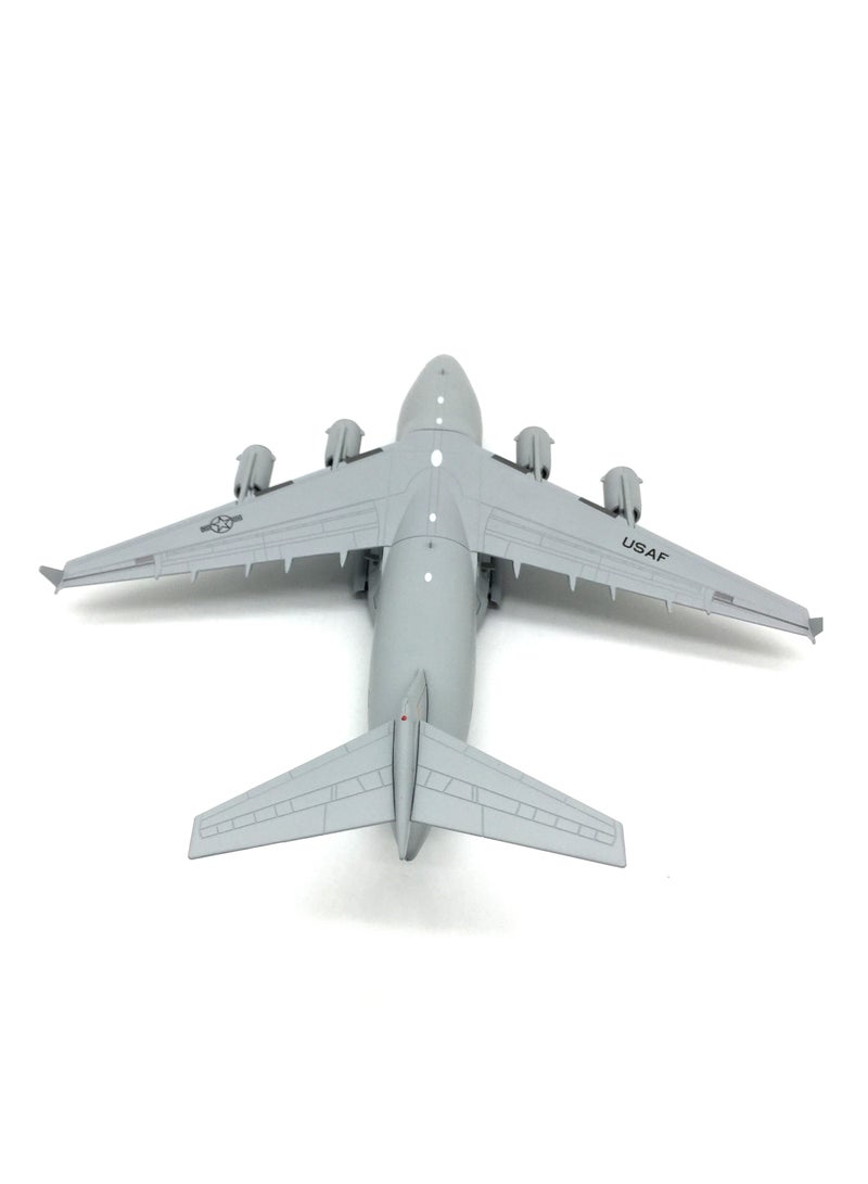 طائرة يموت الصب 1/200 الولايات المتحدة C-17 نموذج طائرة النقل طائرة طائرة مقاتلة نموذج لجمع أو هدية - Image 4