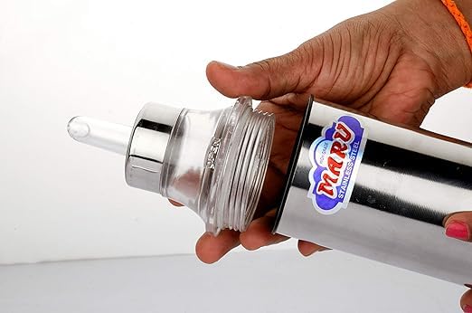 MARU 750ml Stainless Steel Oil Dispenser For Kitchen, Durable Oil Container With Handle, Leak-Proof Oil Can, Ideal cooking oil Bottle for daily use - Image 4