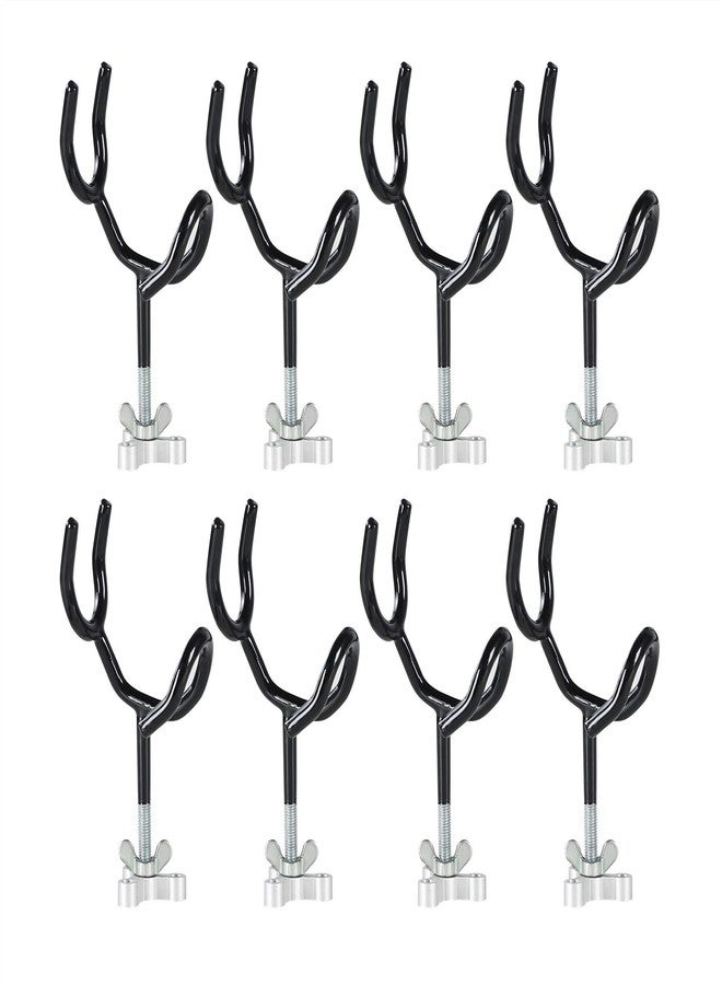 weyleity MYSPORT_6 8pcs of 20 Degree 4 Inch Sure Grip Steel Rod Holder with Mounting Base - Image 1