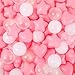 RoundFunny 100 Pieces Pink White Clear Plastic Balls for Ball Pit Five Pointed Star Heart Round Ocean Soft Toy 217 Inch for Baby Kid Playpen Friendship Party Decoration - Image 2