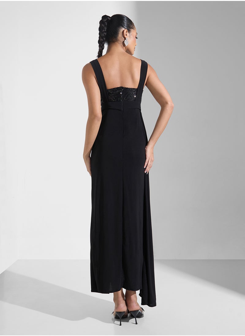 Ella Limited Edition - Embellished Dress With Slit - Image 1