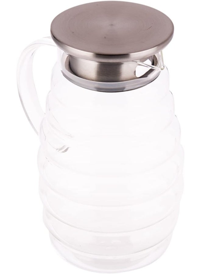 AKDC Glass Jug L(12CM) XW(12CM) XH(21CM) Transparent - Image 1