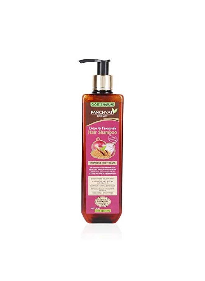 Panchvati Onion Fenugreek Hair Shampoo 300 ml No Sulphate No Parabens No Silicon & salt  - Image 5