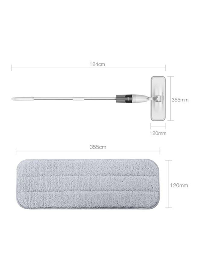 Xiaomi 8-Piece Mijia Smart Deerma Water Spray Mop Sweeper Cloth Grey - Image 2