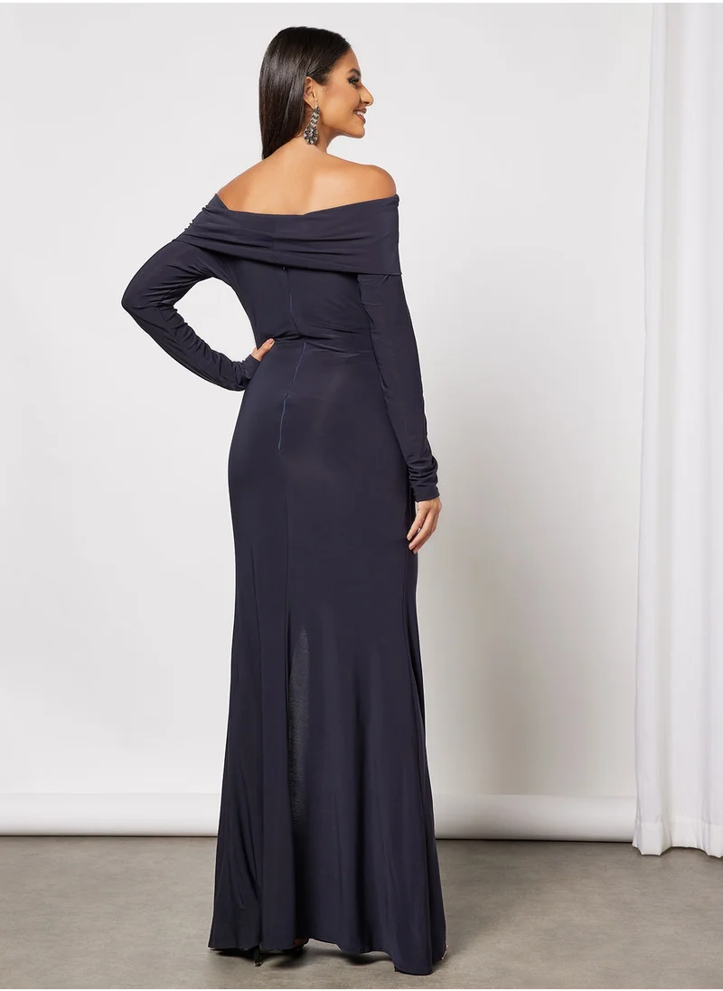 Zoey Off Shoulder Long Sleeve Dress