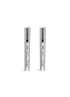 W7 Lip Gloss Wand  Soft Clear Liquid Gloss  NonSticky HighShine Finish  2 Pack