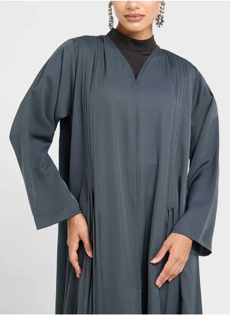 Khizana Abaya With Back Pleat & Sheila