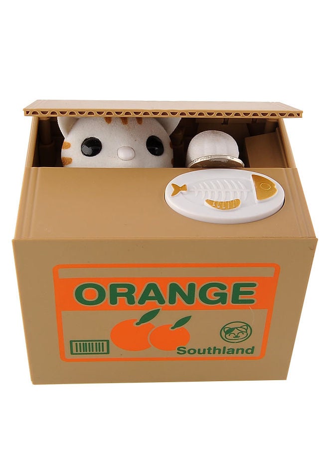 NIBEMINENT Cute Cat Coin Stealing Money Bank Toy - Image 1