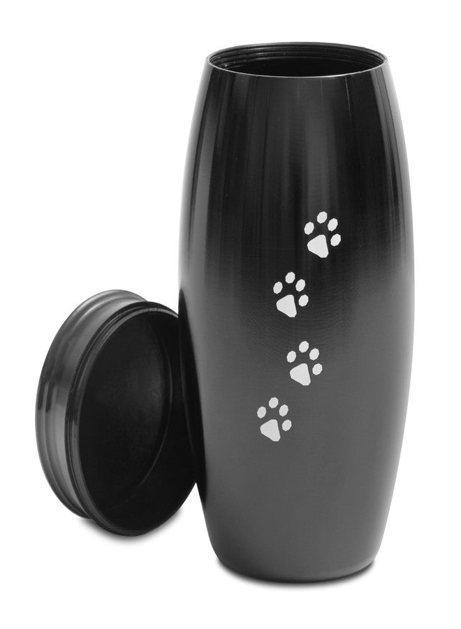LINES ARTE Pet Urns for Dog and Cat Ashes, 5.5 inches Small & Medium Stainless Steel Cremation Urn, Pet Paw Print Memorial Urn for Ashes(25 lbs Capacity) - Image 5