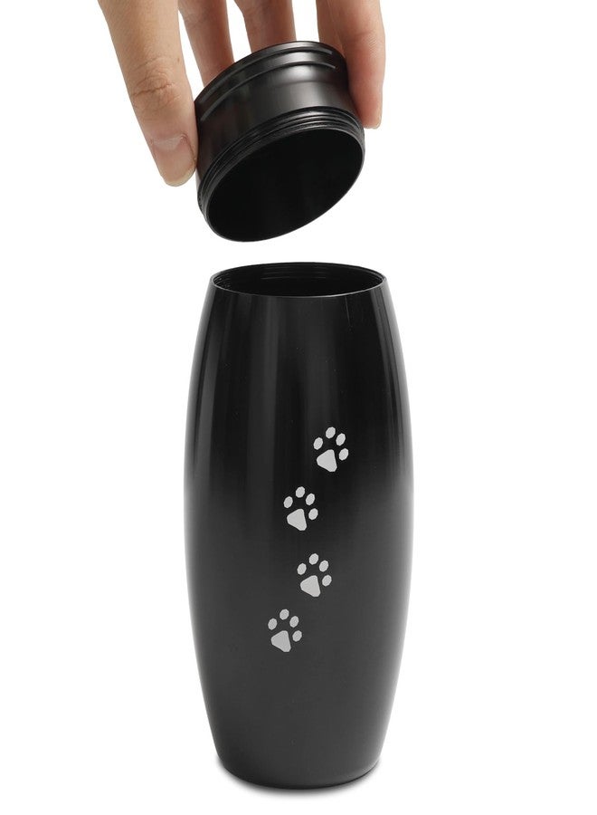 LINES ARTE Pet Urns for Dog and Cat Ashes, 5.5 inches Small & Medium Stainless Steel Cremation Urn, Pet Paw Print Memorial Urn for Ashes(25 lbs Capacity) - Image 3