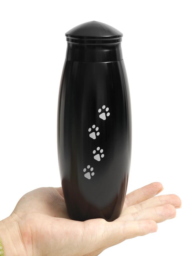 LINES ARTE Pet Urns for Dog and Cat Ashes, 5.5 inches Small & Medium Stainless Steel Cremation Urn, Pet Paw Print Memorial Urn for Ashes(25 lbs Capacity) - Image 4
