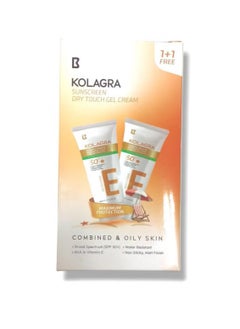 KOLAGRA Kolagra Sunscreen Dry Touch Gel Cream Spf50+ (50ML 1+1 packaging May Vary )  - Image 1