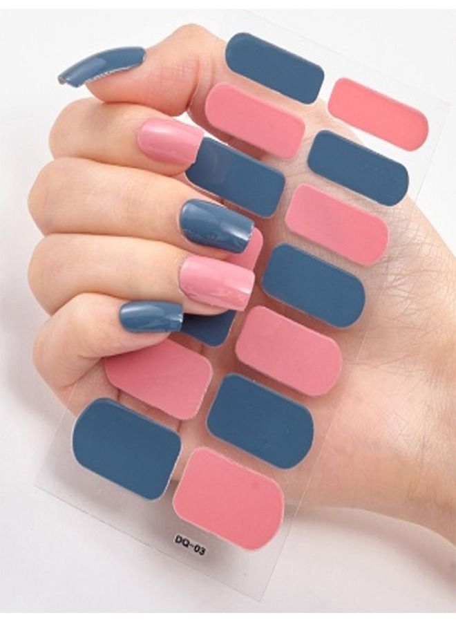 خيشة 24قطعة ستيكر للأضافر بتصاميم عصريه - Image 1