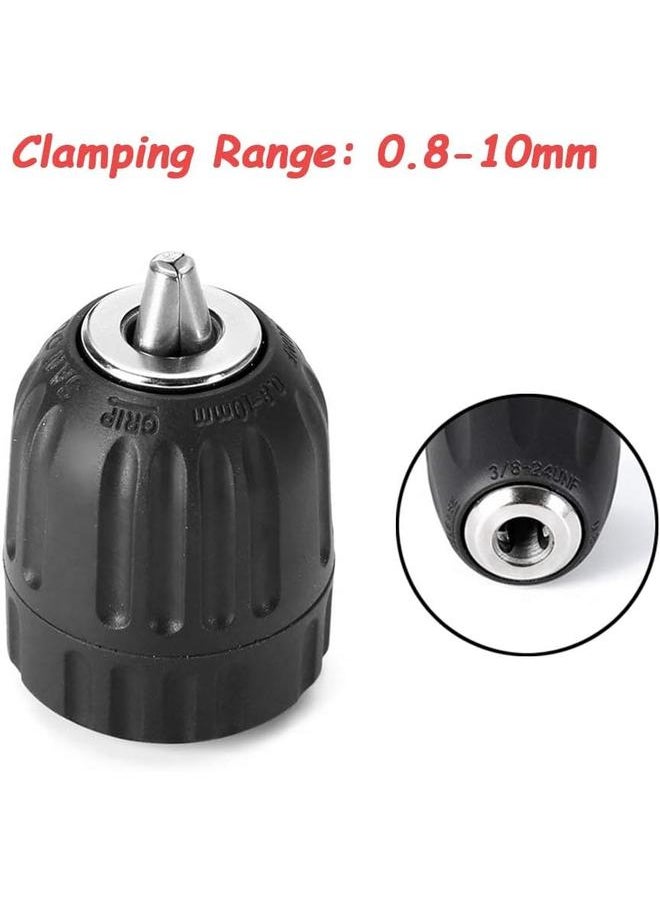 yongsheng Quick Change Hex Shank 0.8-10mm Clamping Capacity Keyless Drill Chuck Screwdriver to Drill Converter Conversion Tool  - Image 4