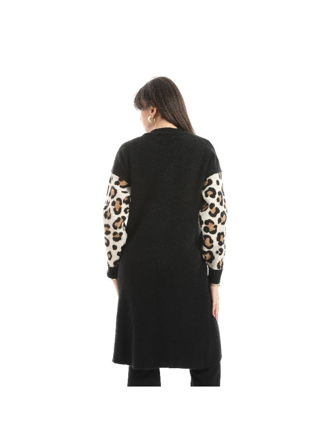 Coctail dress-17461-black - Image 3