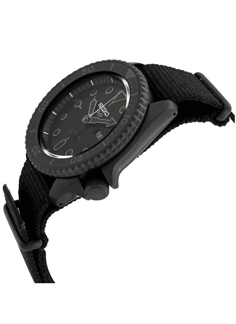 Seiko Men's New5 Sports Sport Black Tone Automatic Watch - SRPD79K1  - Image 3