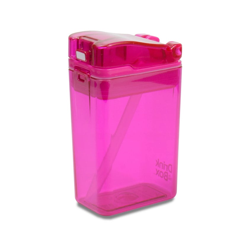 Precidio Design New 2022 Drink in the Box EcoFriendly Reusable Drink Container 8oz Pink 1008PK