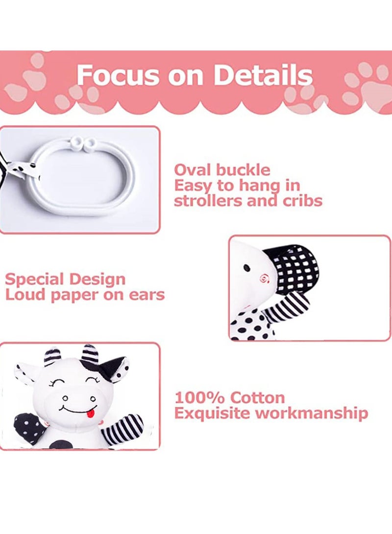 Colorful Baby Car Seat Spiral Plush Toys, Sensory Hanging Rattles for Crib Mobile, Perfect Gift for Newborns and Infants - Image 3