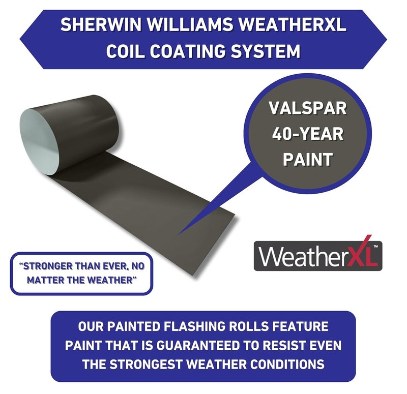 EAGLE 1 : 26 Gauge General Use or Roofing Flashing Rolls - DIY or Contractors (White, 2 in x 10 FT) - Image 4