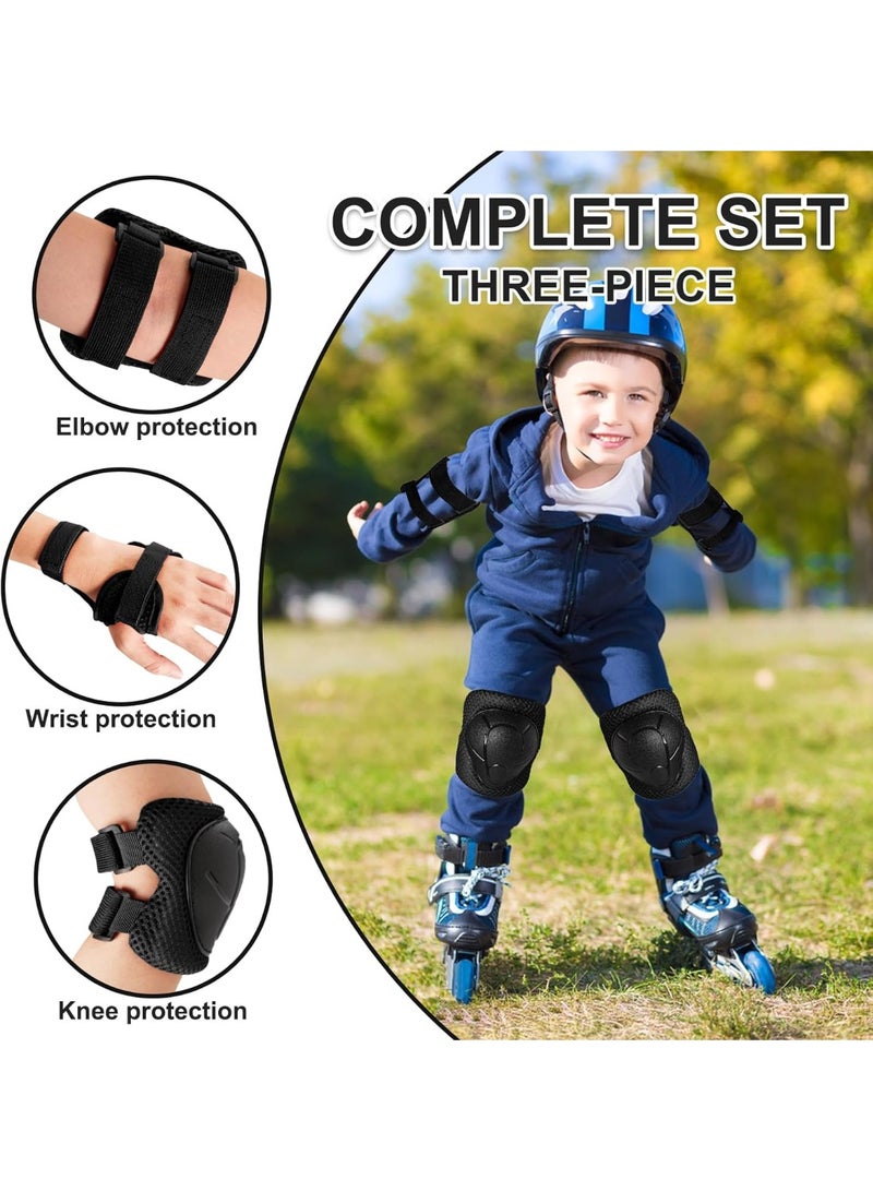 Knee Pads for Kids (3–14 Years) – Toddler Protective Gear Set with Knee Pads, Elbow Pads & Wrist Guards 3-in-1 for Bicycle, Scooter, Roller Skates, and Skateboarding - Image 2