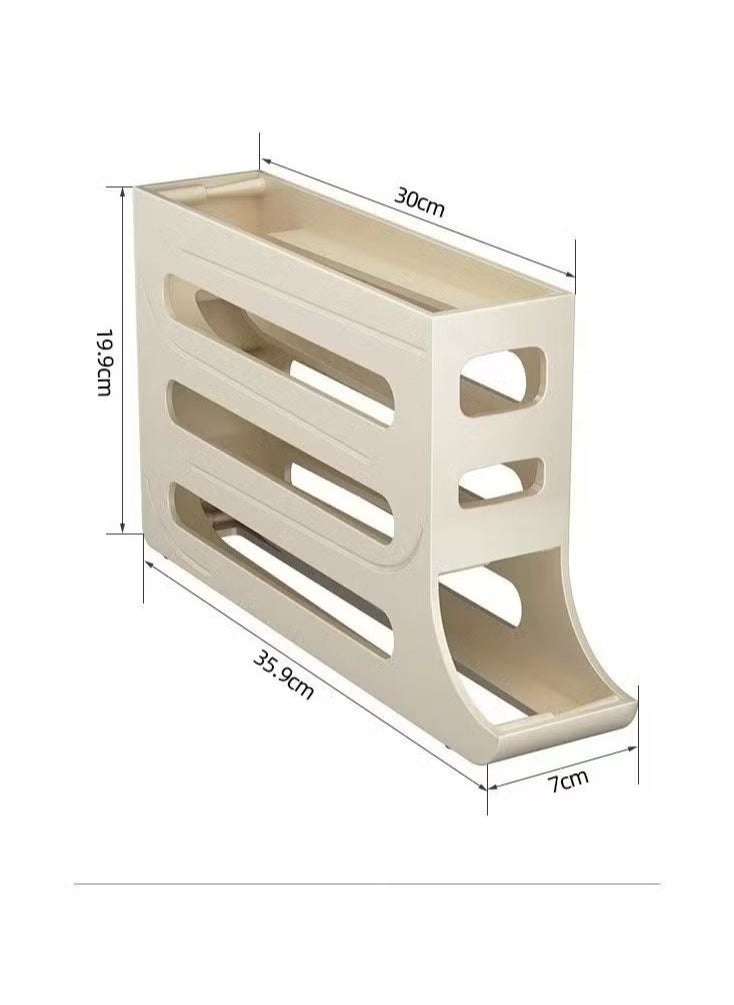 The 3-layer egg rack storage box with a sloping automatic rolling egg storage box is suitable for refrigerators - pzsku/ZAA9096456725913D8B81Z/45/_/1726037246/5e81110d-8114-4298-84b9-ef02ab2ee424