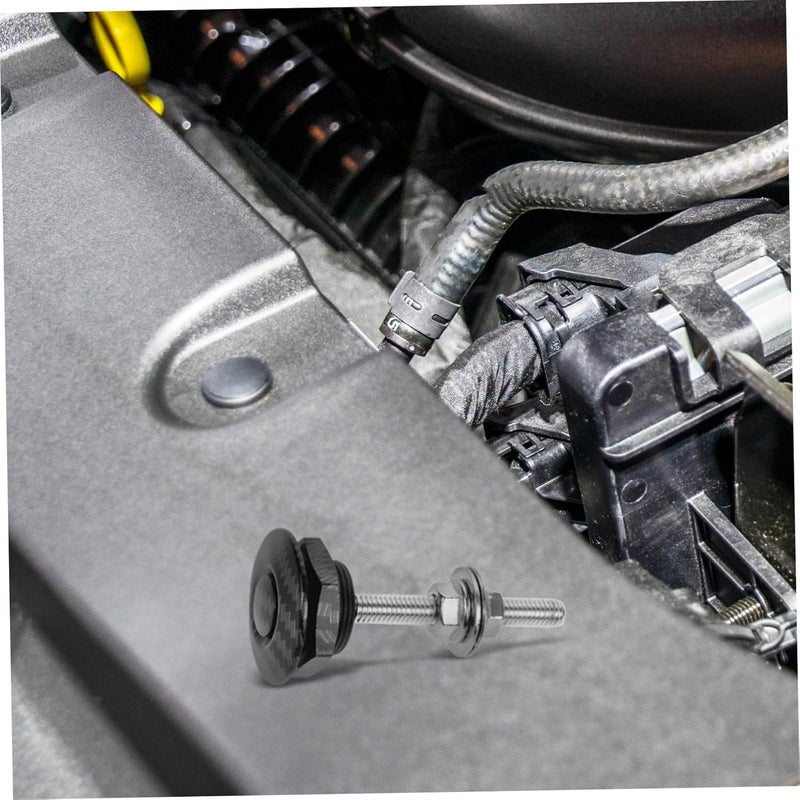 ABOOFAN 1set Hood Locking Pin Easy to Install Decorative Vehicle Hood for Automotive Prevents Accidental Fit for Car Enthusiasts - Image 3