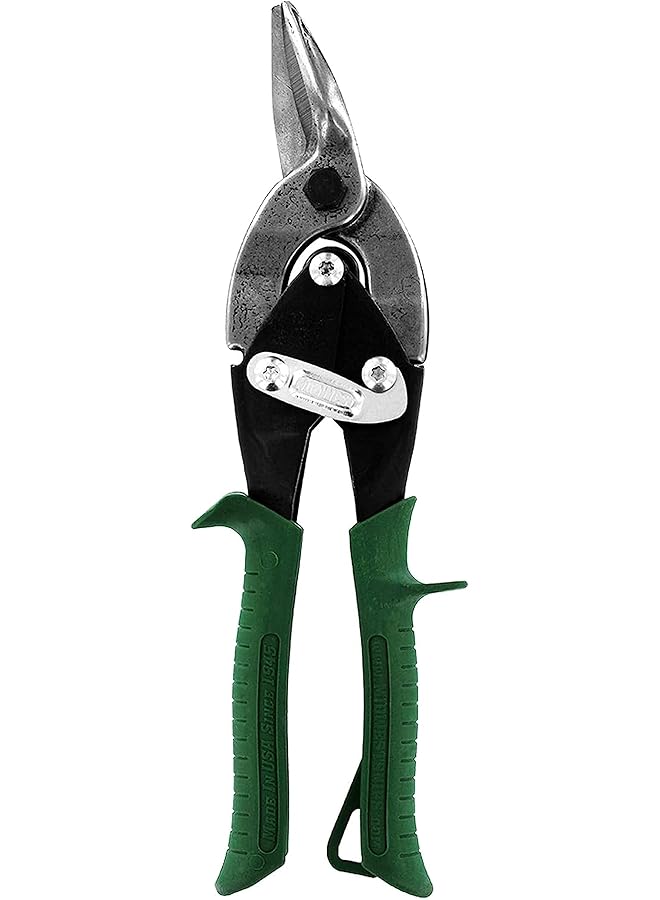 Midwest Aviation Snip Right Cut Regular Tin Cutting Shears With Forged Blade And Kush'N Power Comfort Grips Mwt 6716R - Image 1