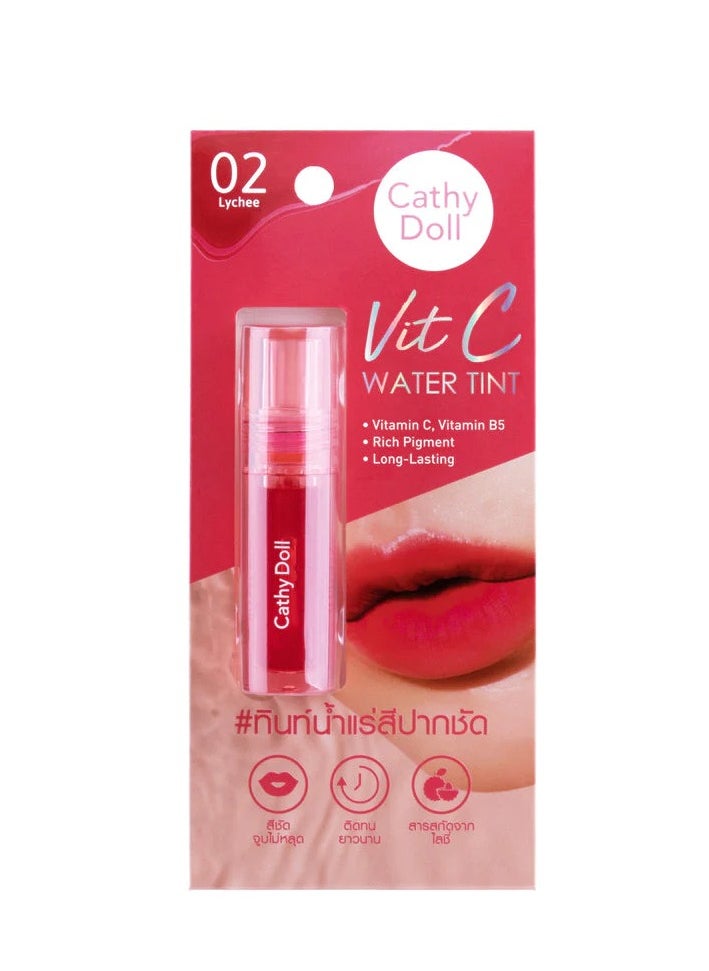 Cathy Doll - Cathy Doll Vit C Water Tint - Long-Lasting Lychee Lip & Cheek Tint with Vitamin C - Image 1