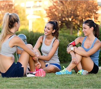 eBoot 5 Pieces Large Hair Ties Bands Rope Seamless Cotton Stretch Ponytail Holders Headband for Thick Heavy Long and Curly Hair Multicolor - Image 2