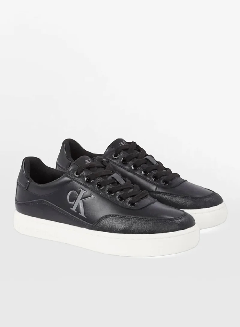 كالفن كلاين جينز حذاء رياضي من الجلد