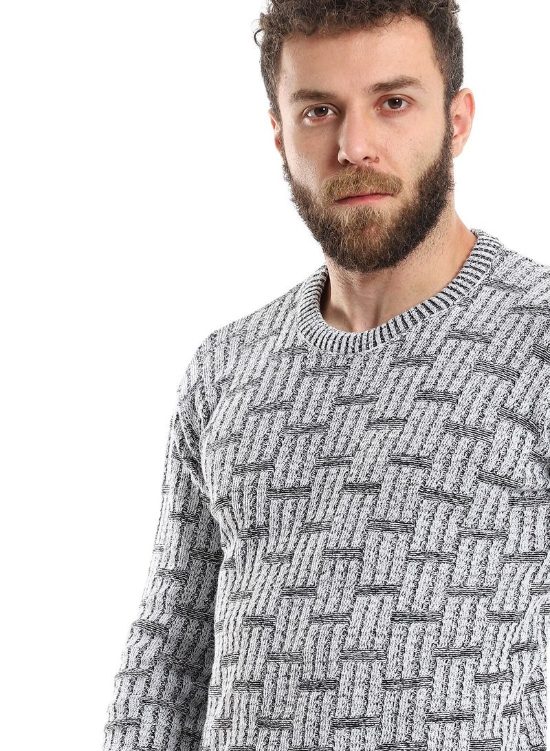 سيزار بلوفر صوف رجالي مزود بتصاميم متعددة - Image 3